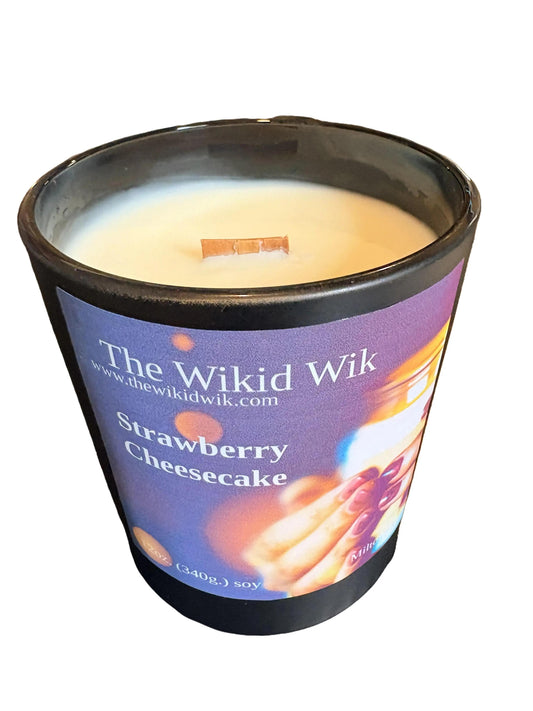 Strawberry Cheesecake - Scented Soy Candle (NEW)...Sweet, creamy, and downright delicious — like fresh strawberry cheesecake straight from the bakery.