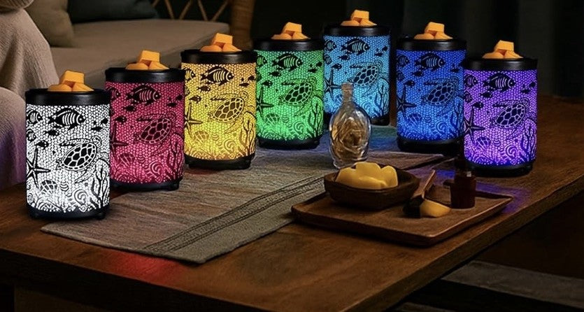 Underwater World Color-Changing Wax Melt Warmer (NEW)...Magical, calming, and ocean-inspired — like bringing the glow of an underwater world into your home.