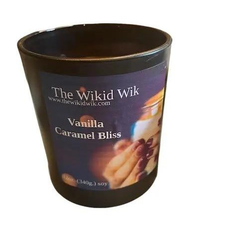 Vanilla Caramel Bliss - Scented Soy Candle (NEW)