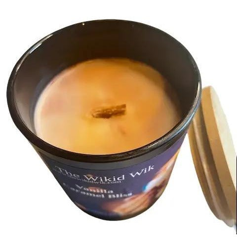 Vanilla Caramel Bliss - Scented Soy Candle (NEW)