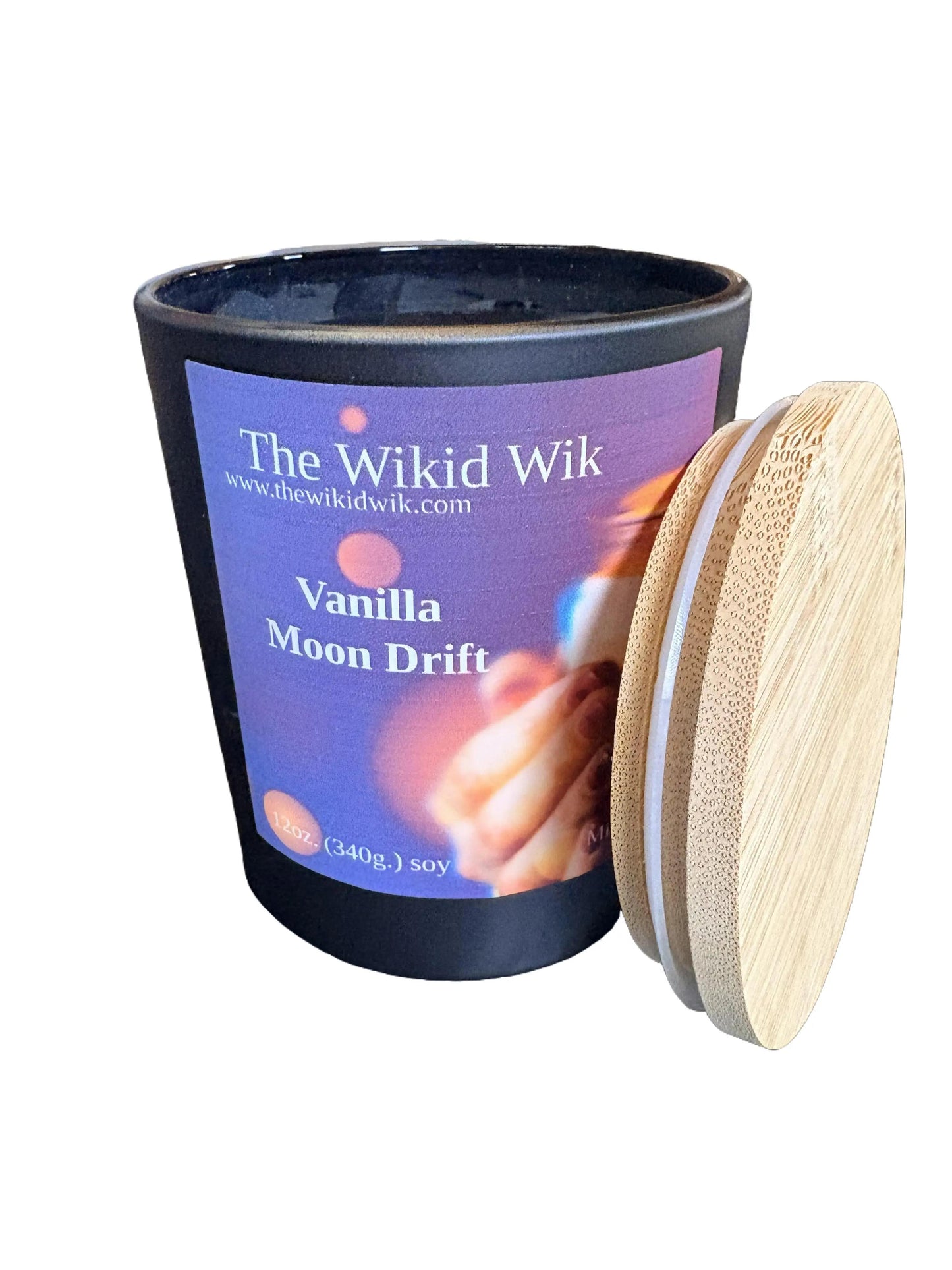 Vanilla Moon Drift - Scented Soy Candle (NEW)...Soft, dreamy, and beautifully calming — like warm vanilla drifting through cool night air.