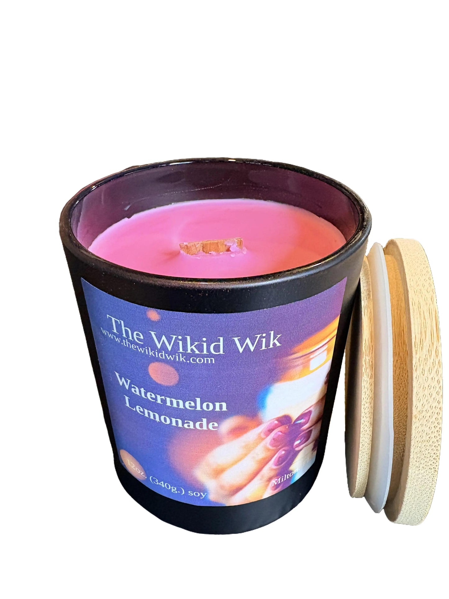 Watermelon Lemonade - Scented Soy Candle (NEW)...Bright, juicy, and refreshing — like a cold glass of watermelon lemonade on a hot day.