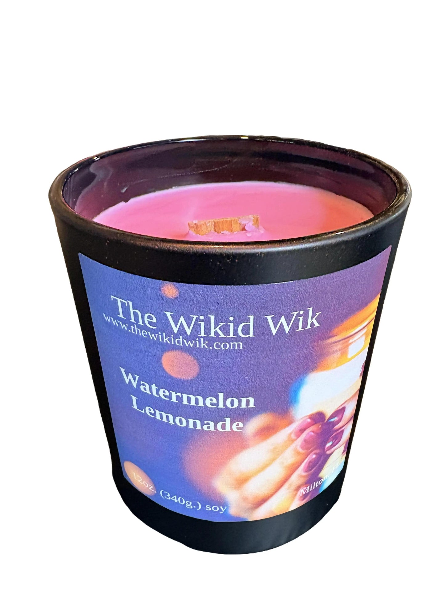 Watermelon Lemonade - Scented Soy Candle (NEW)...Bright, juicy, and refreshing — like a cold glass of watermelon lemonade on a hot day.