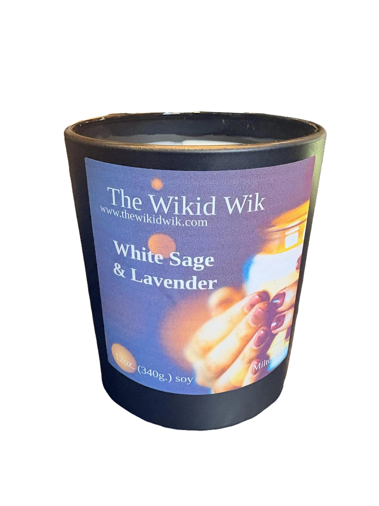 White Sage & Lavender - Scented Soy Candle (NEW)...Calming, clean, and beautifully grounding — like a peaceful reset for your space and your mind.