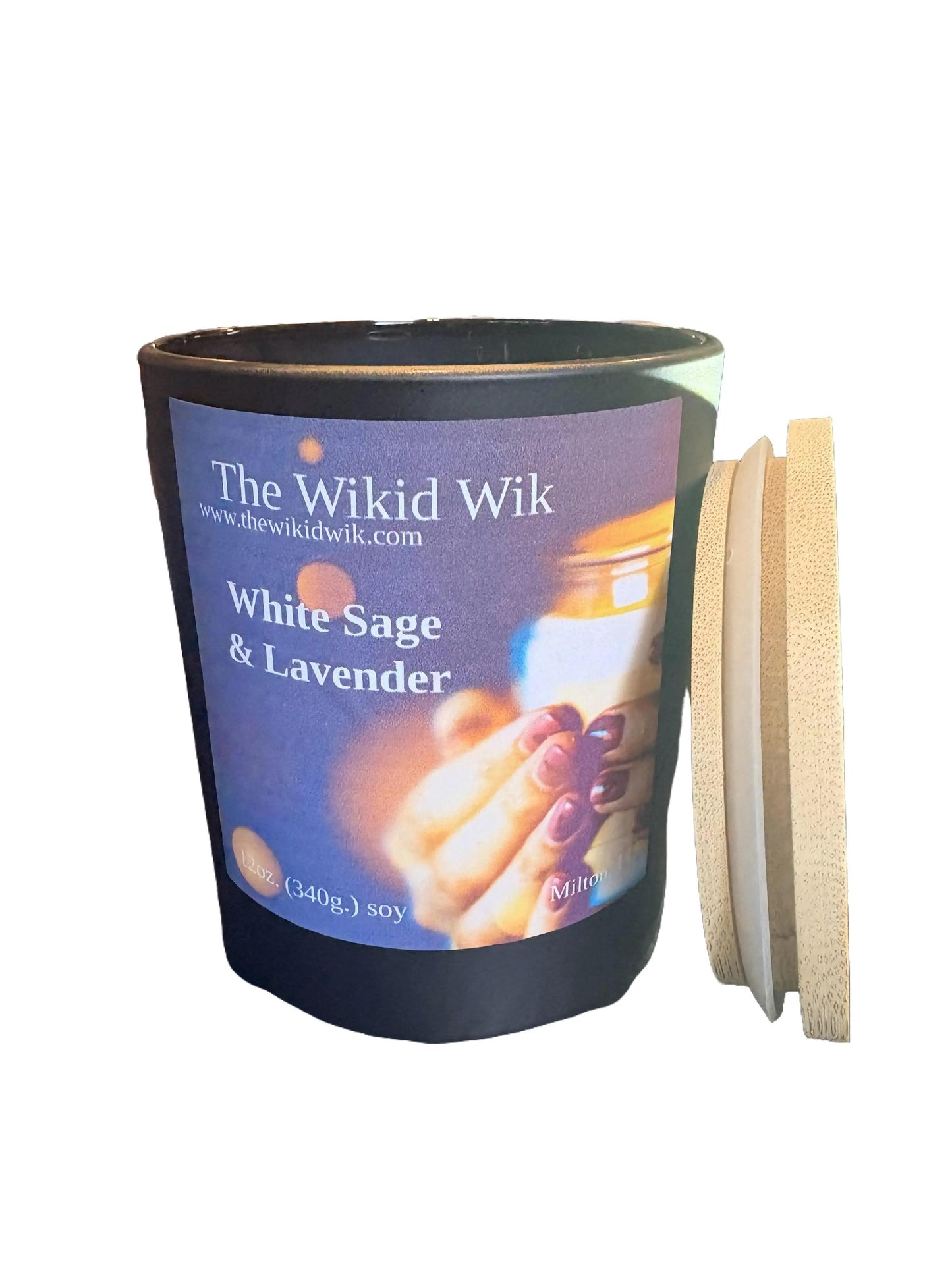 White Sage & Lavender - Scented Soy Candle (NEW)...Calming, clean, and beautifully grounding — like a peaceful reset for your space and your mind.