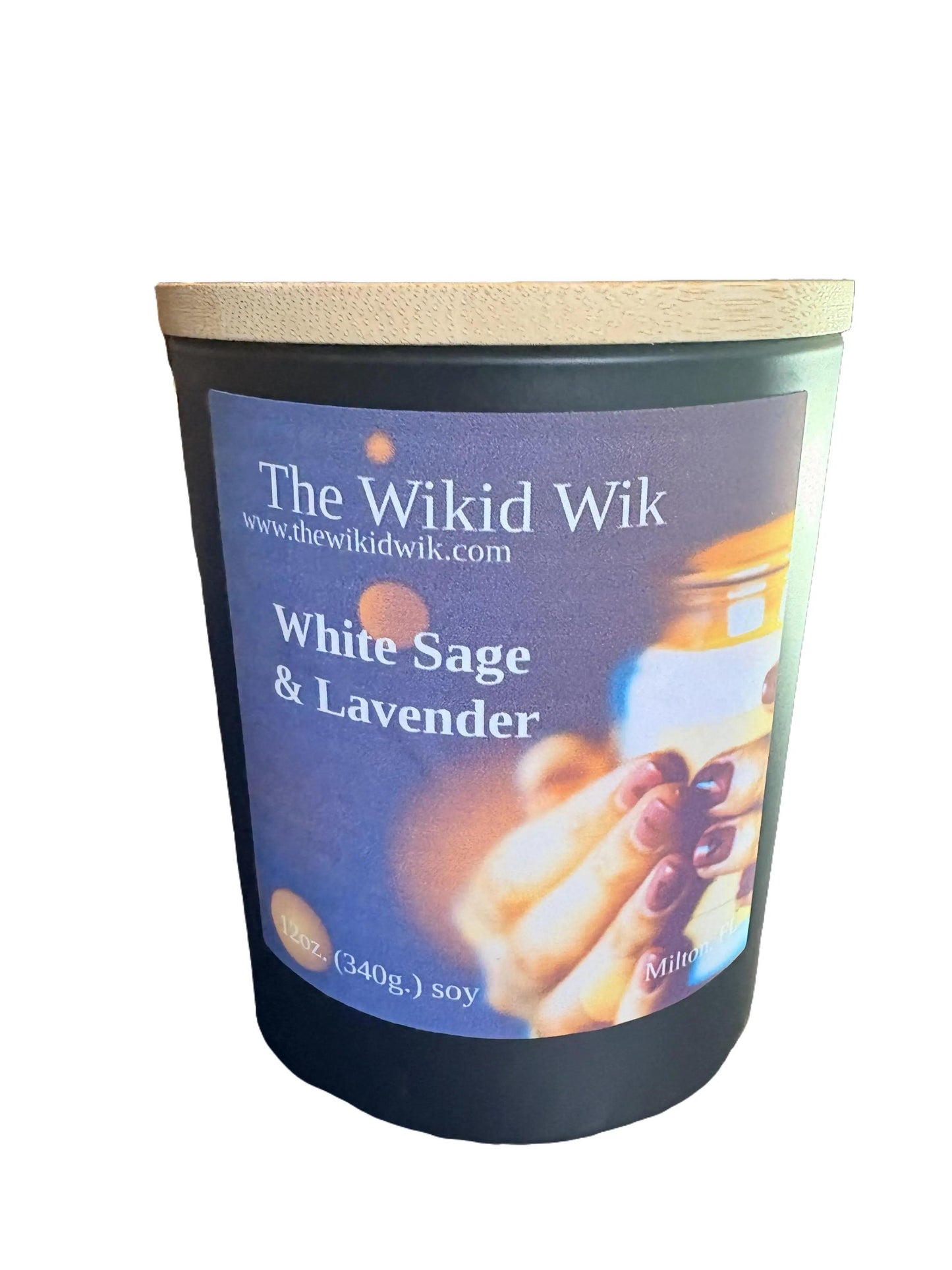 White Sage & Lavender - Scented Soy Candle (NEW)...Calming, clean, and beautifully grounding — like a peaceful reset for your space and your mind.